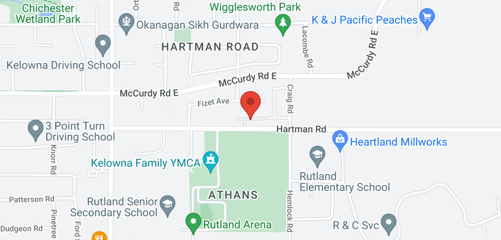 map of #130 440 Hartman Road